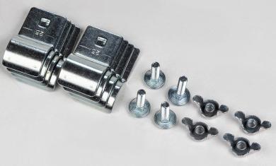 Klemmbefestigung für Zeltgestänge 19 - 30 mm (4 Stück) 