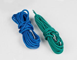 Zeltleine 4m 5mm blau/grün (2 Stück) 