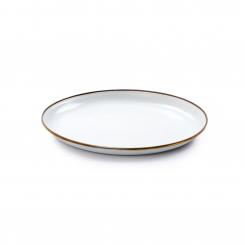 Barebones Emailleteller Set à 2 Stück Egg Shell (weiß)