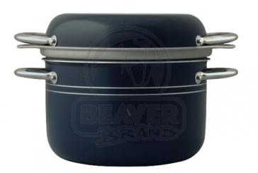 Aluminium Kochtopf-Set Blau 22, 9tlg. 